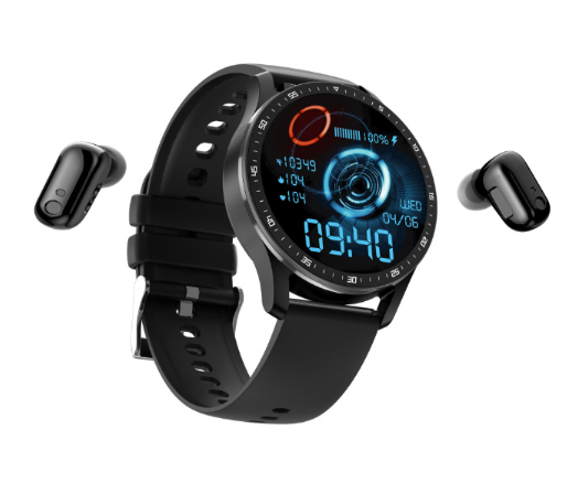 GT5 Bluetooth Call 2-em-1 Bluetooth Headset Mensagem Push Saúde Monitoramento Pagamento Smart Sports Watch